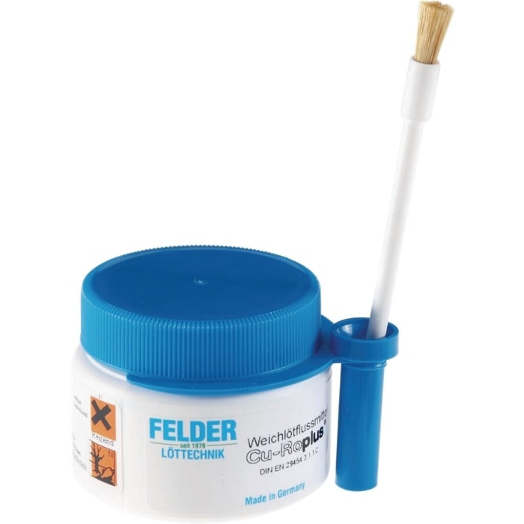 FELDER Fittingslötfett Cu-Roplus®, 100 g, Dose Produktabbildung: FELDER Fittingslötfett Cu-Roplus®, 100 g, Dose