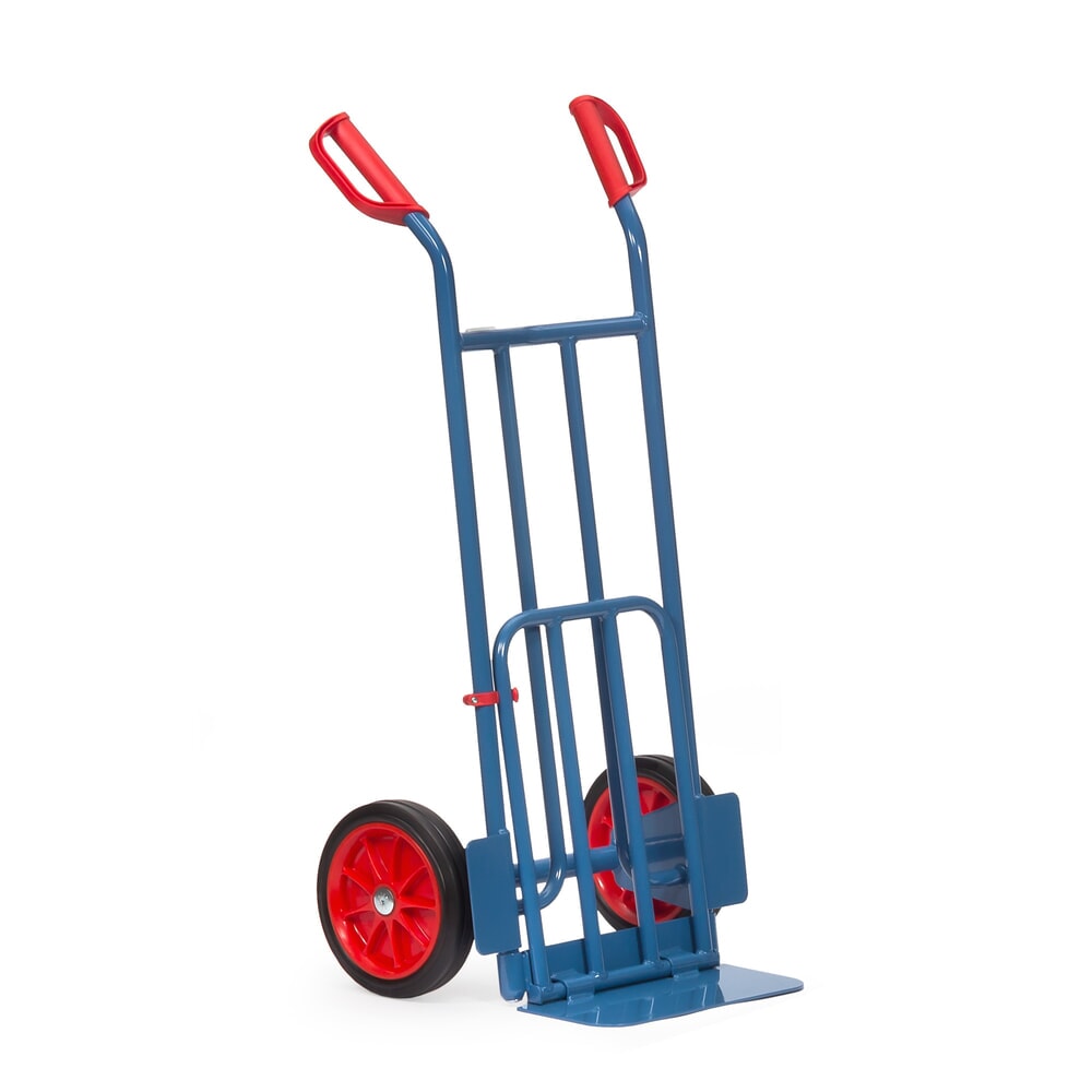 Número de imagen del producto 3: Carro para paquetes fetra®, con pala plegable, capacidad de carga 250 kg, pala BxT 400 x 150 mm, bandajes de goma maciza
