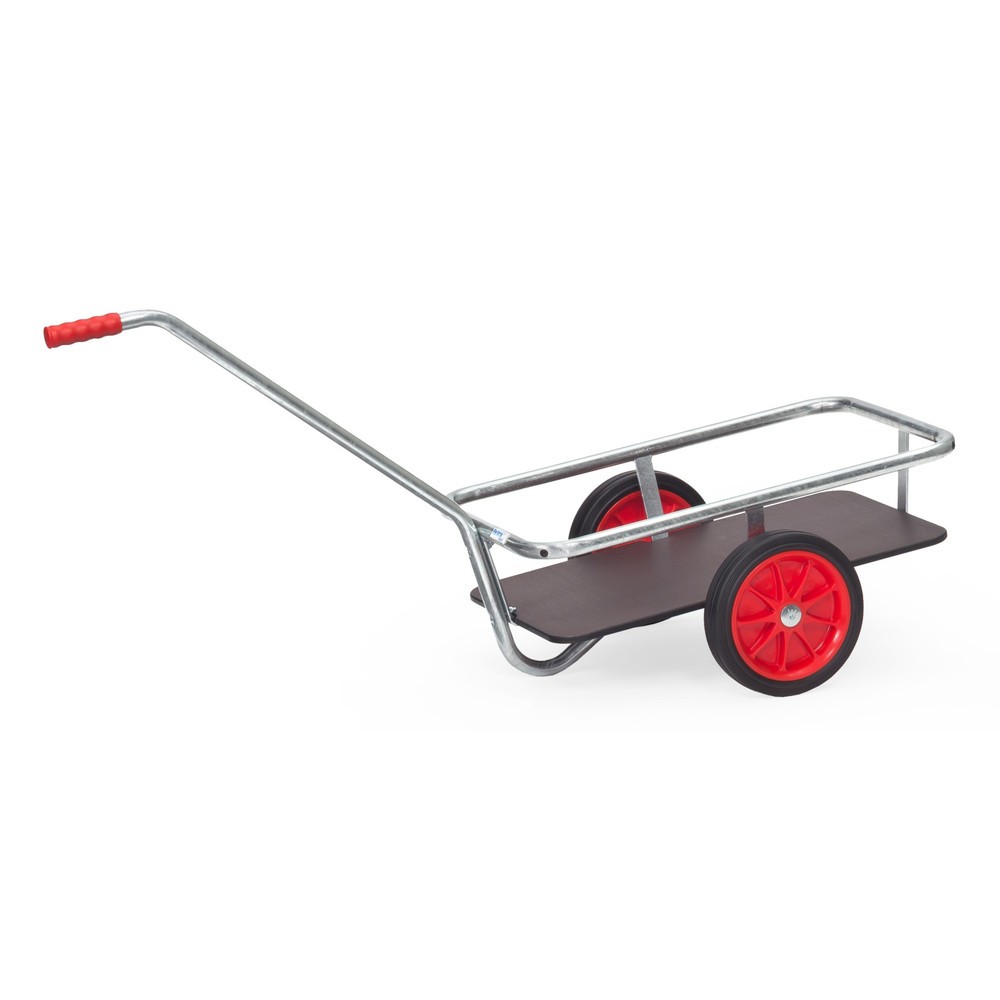 Illustration du produit: Chariot à bras léger fetra® avec roues en caoutchouc plein, H x l x L 777 mm x 581 mm x 1 381 mm, capacité de charge 200 kg, galvanisé à chaud