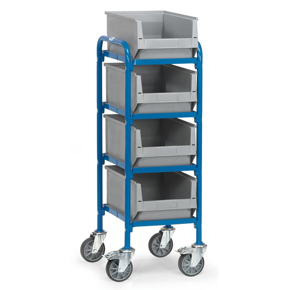 Illustration du produit: Chariot à usage multiple fetra® avec bacs à bec, surface de chargement 320 x 470 mm