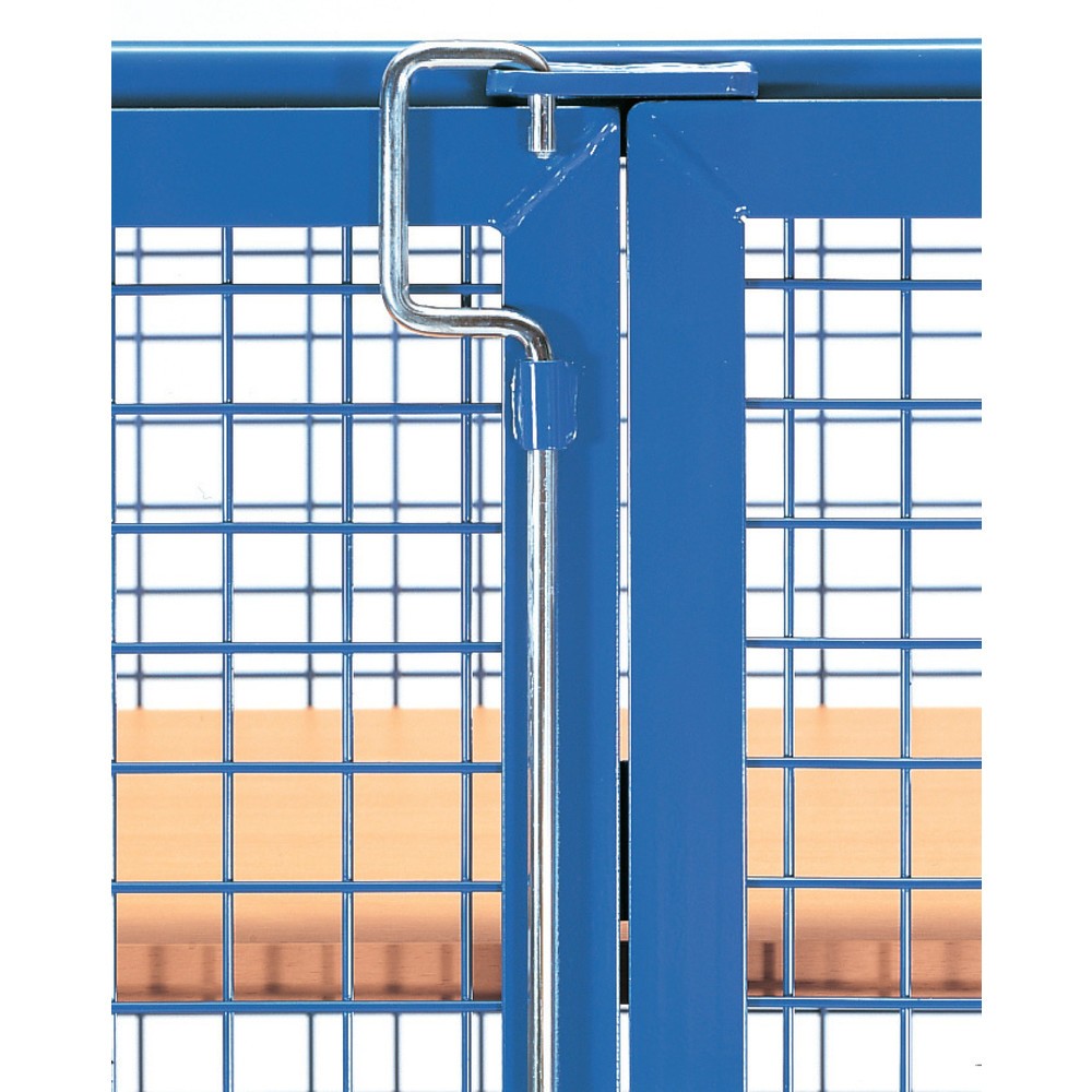 N° de l'image du produit 3 : Chariot-caisse fetra® avec parois grillagées, 4 plateaux intermédiaires, HxLxP 1 792 x 740 x 1.170 mm