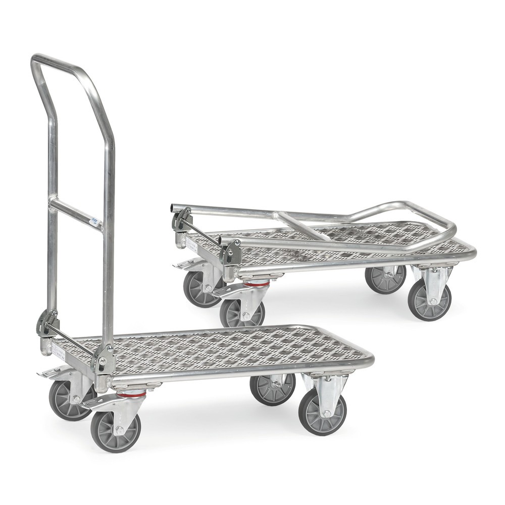 Illustration du produit: fetra® Chariot de transport en aluminium, surface de chargement lxP 450 x 720 mm