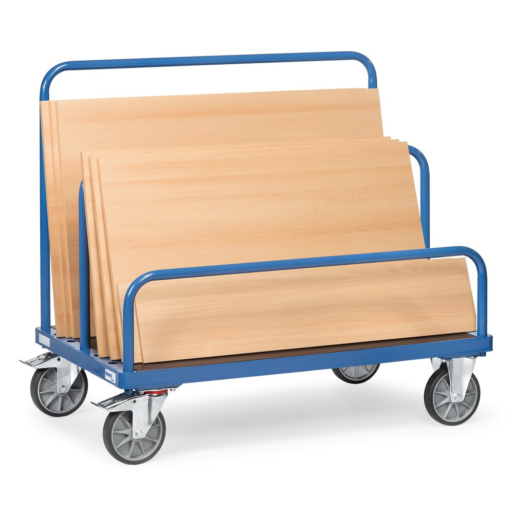 N° de l'image du produit 6 : fetra® Chariot porte-panneaux, sans arceaux, surface de chargement lxP 1 600 x 800 mm, capacité de charge 750 kg