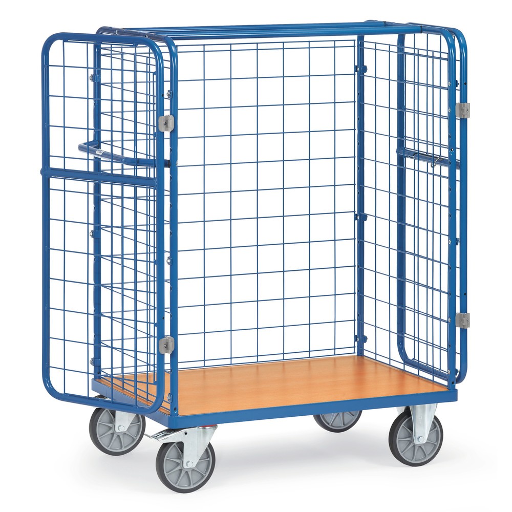 N° de l'image du produit 3 : fetra® Chariot à colis, capacité de charge 600 kg, surface de chargement lxP 1 000 x 600 mm, hauteur 1 552 mm