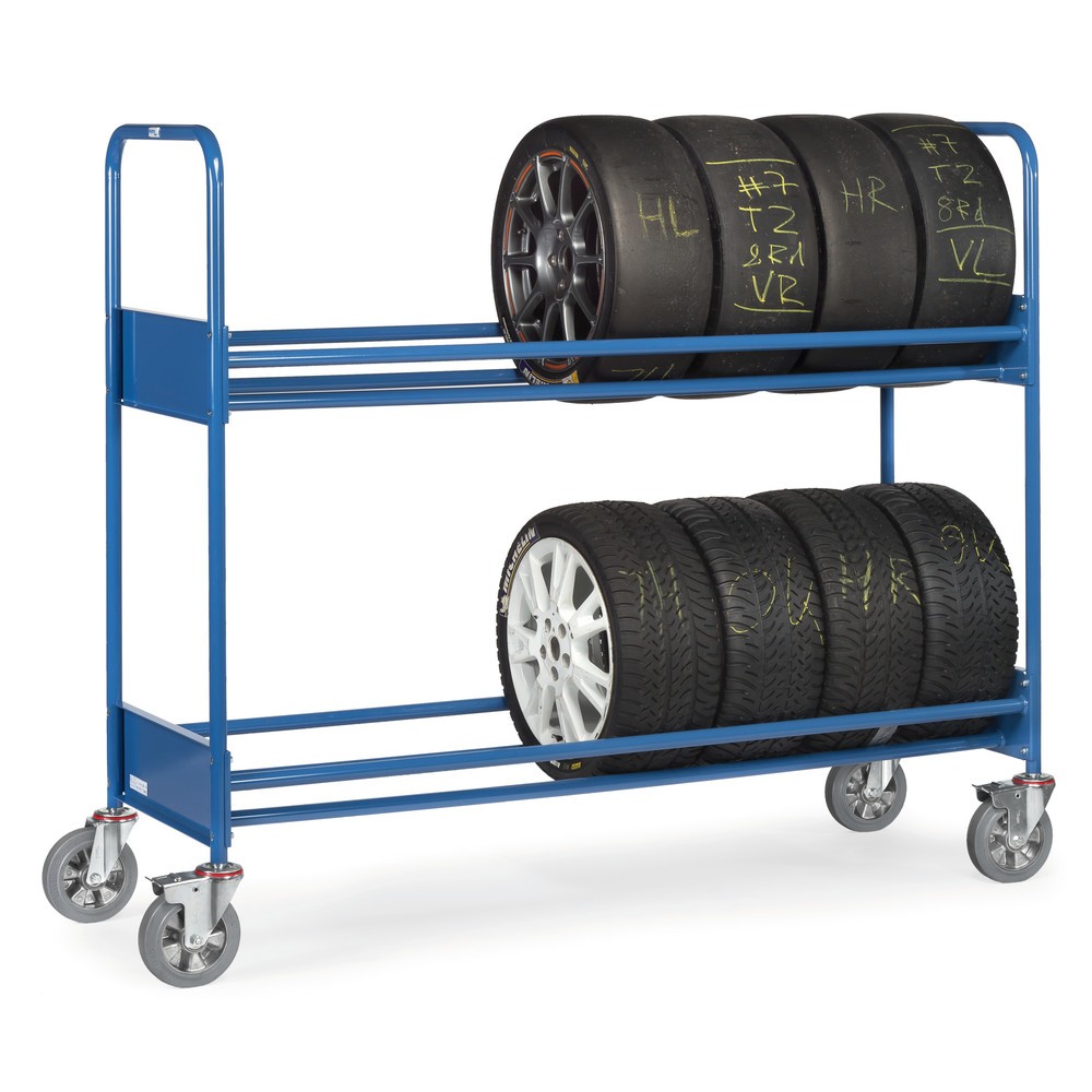 N° de l'image du produit 2 : Chariot à pneus fetra®, capacité de charge 500 kg, H × l × L 1 670 × 670 × 1.990 mm