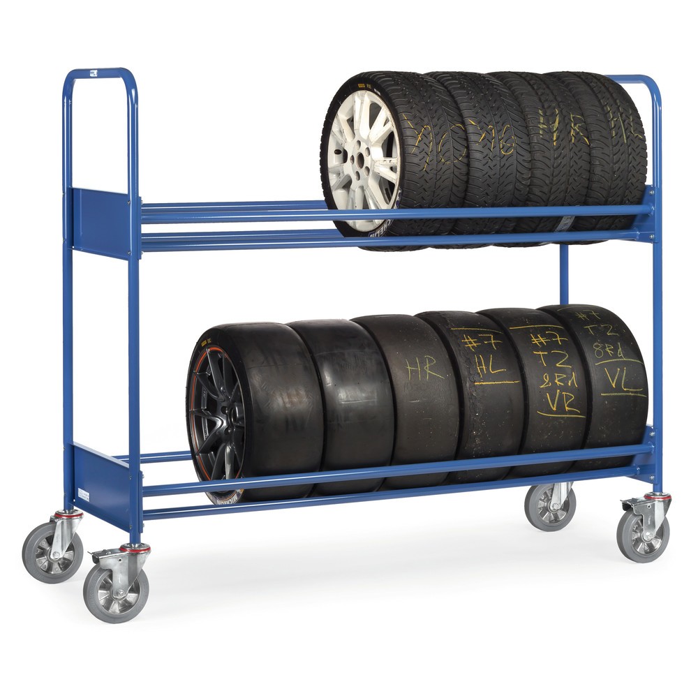 Illustration du produit: Chariot à pneus fetra®, capacité de charge 500 kg, H × l × L 1 670 × 670 × 1.990 mm
