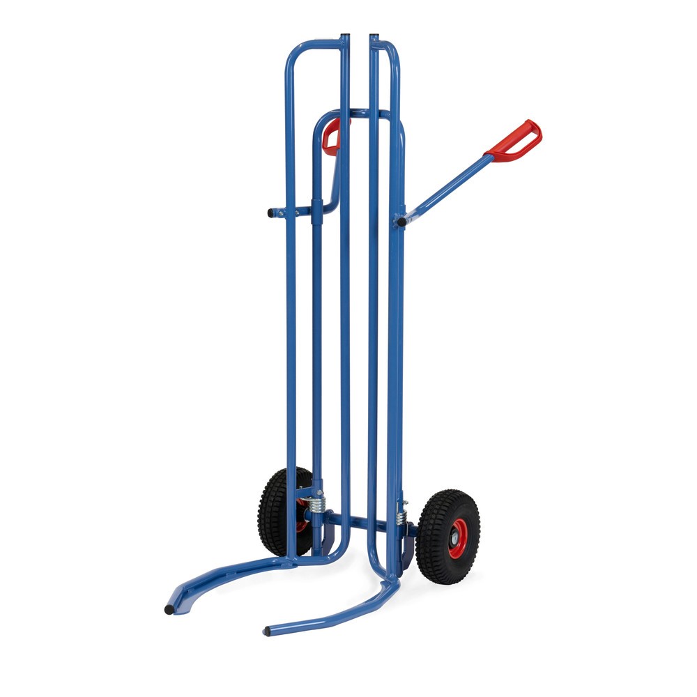 Illustration du produit: Diable pour pneumatiques en acier fetra®, capacité de charge 200 kg, pour 8 pneus SUV, pneumatiques gonflables