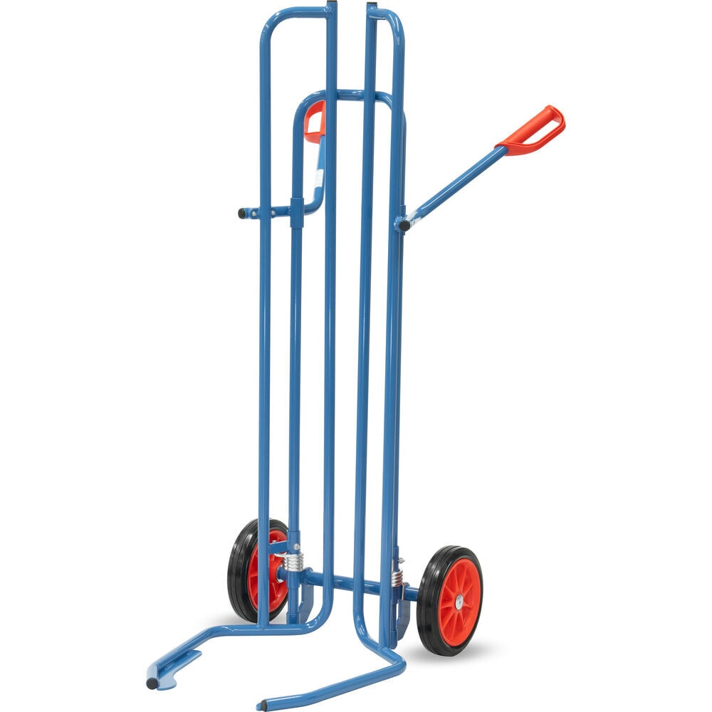 Illustration du produit: fetra® Diable porte-pneus en acier, capacité de charge 200 kg, pour 8 pneus, pneumatiques à bandage plein