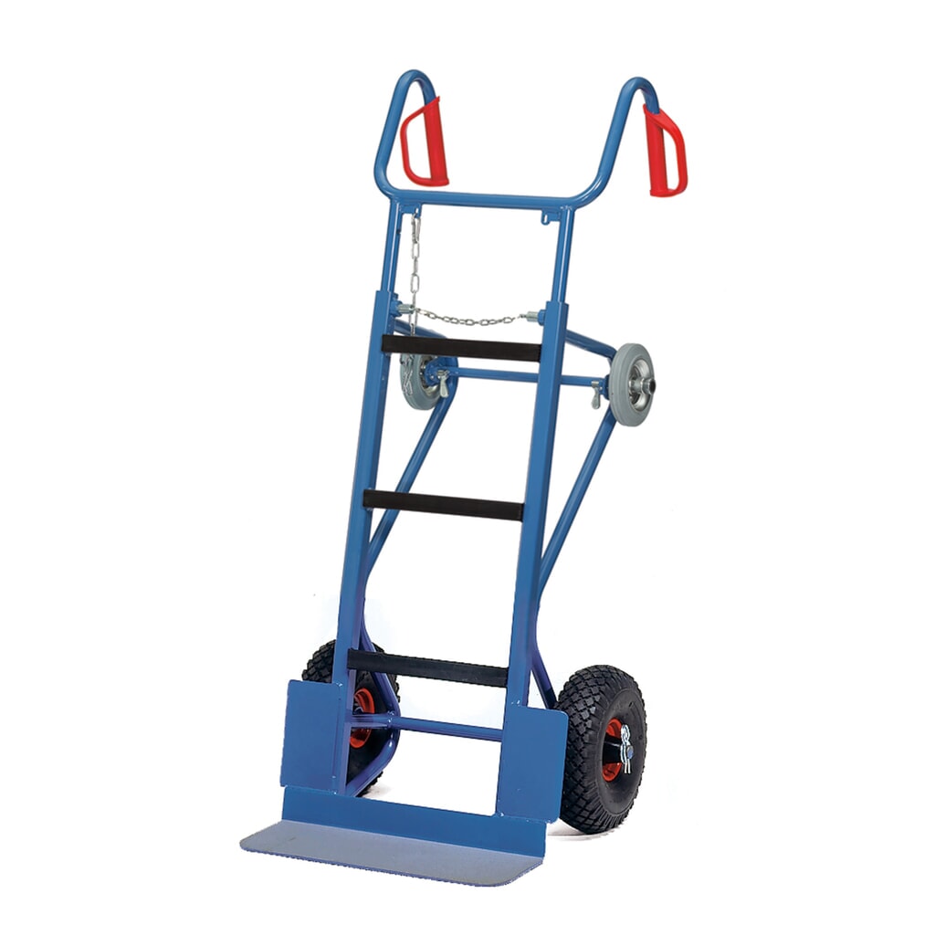 fetra® Gerätekarre aus Stahl, Tragkraft 400 kg, Schaufel BxT 550 x 190 mm Produktabbildung: fetra® Gerätekarre aus Stahl, Tragkraft 400 kg, Schaufel BxT 550 x 190 mm