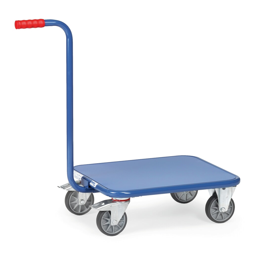 Produktabbildung: fetra® Griffroller mit Stahlblechboden
