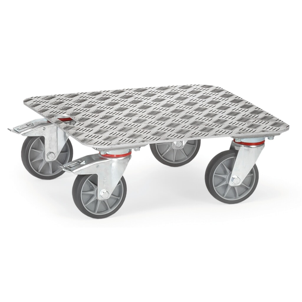 Produktabbildung: fetra® Kistenroller - ALU-Quintettblech