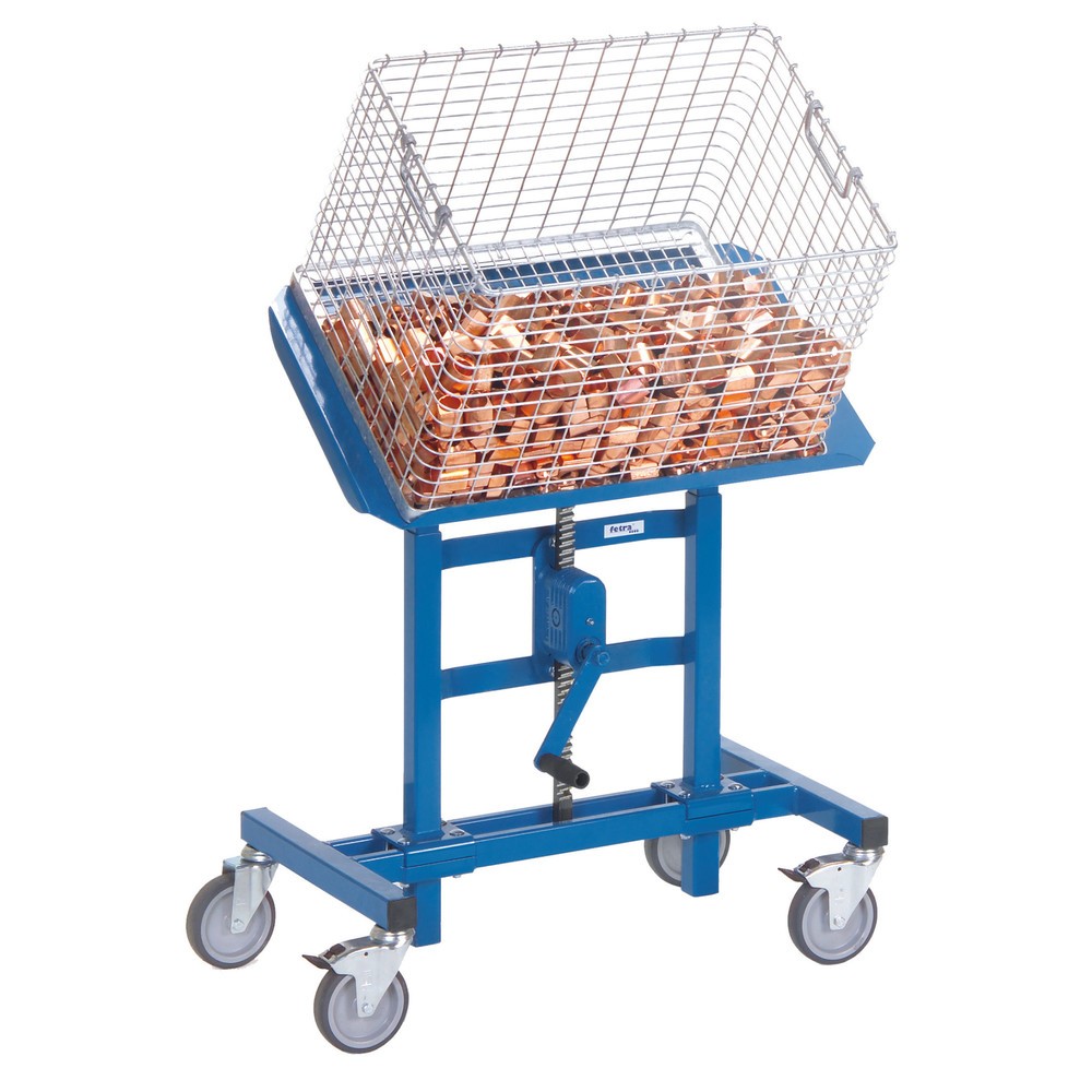 Produktabbildung Nr. 2: fetra® Materialständer, mit Zahnstangengewinde, Höhe 685-1.025 mm