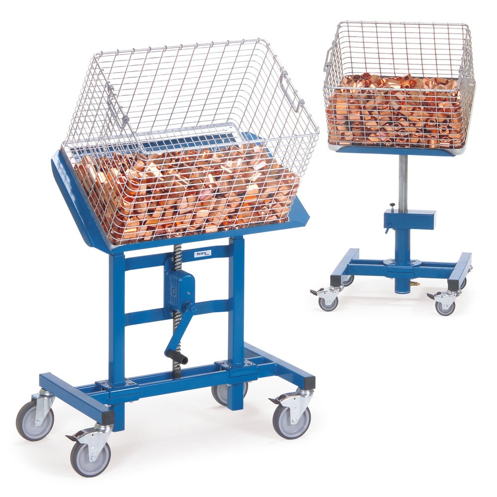 Produktabbildung Nr. 3: fetra® Materialständer, mit Zahnstangengewinde, Höhe 685-1.025 mm