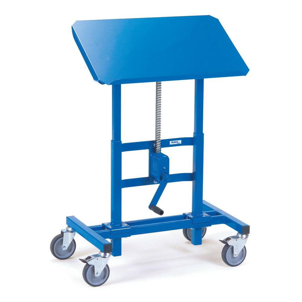 Produktabbildung: fetra® Materialständer, mit Zahnstangengewinde, Höhe 685-1.025 mm
