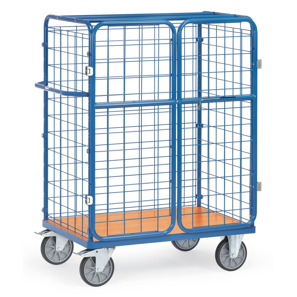 fetra® Paketwagen, Tragkraft 600 kg, Ladefläche BxT 1.000 x 600 mm, Höhe 1.552 mm Produktabbildung Nr. 4: fetra® Paketwagen, Tragkraft 600 kg, Ladefläche BxT 1.000 x 600 mm, Höhe 1.552 mm