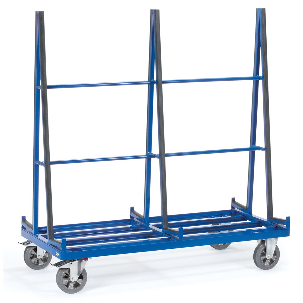 Produktabbildung: fetra® Plattenwagen, 2-seitig, HxBxT 1.783 x 1.676 x 800 mm