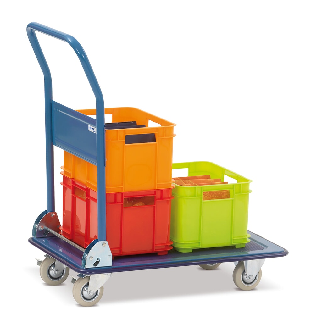 Produktabbildung Nr. 3: fetra® Plattformwagen mit Stahl-Plattform 750 x 480 mm, TK 150 kg