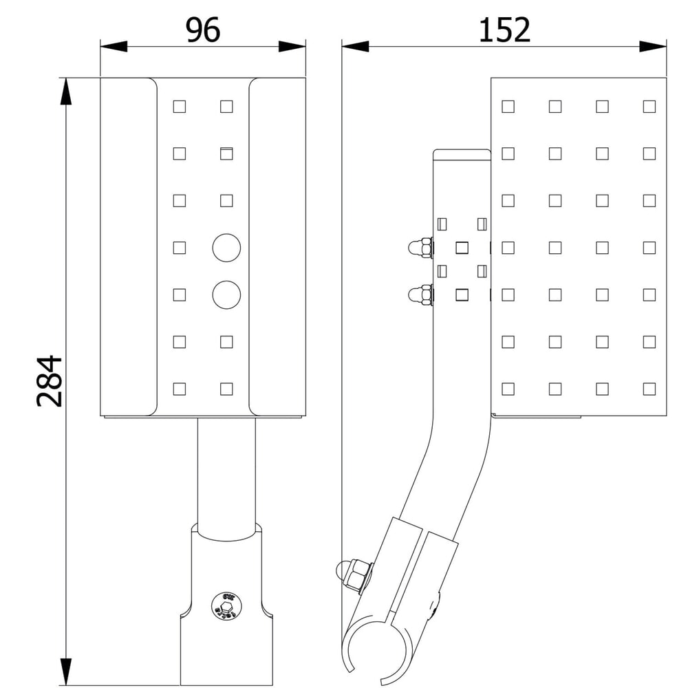 N° de l'image du produit 5 : Support de bouteille pour chariot fetra®, surface de pose LxP : 93 x 75 mm