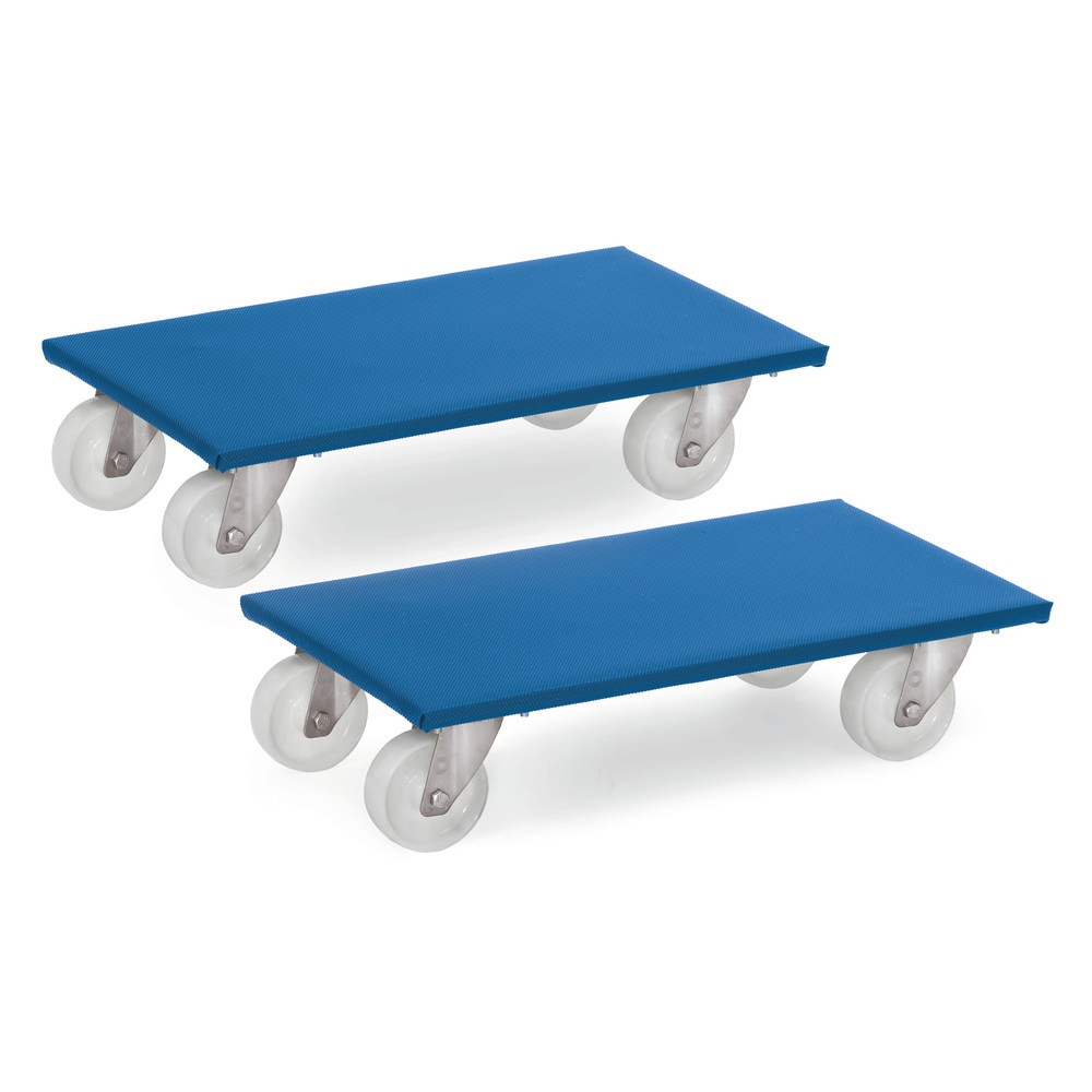 Illustration du produit: fetra® Rouleur pour meubles, capacité de charge 350 kg, roues en polyamide, 2 pces/UV