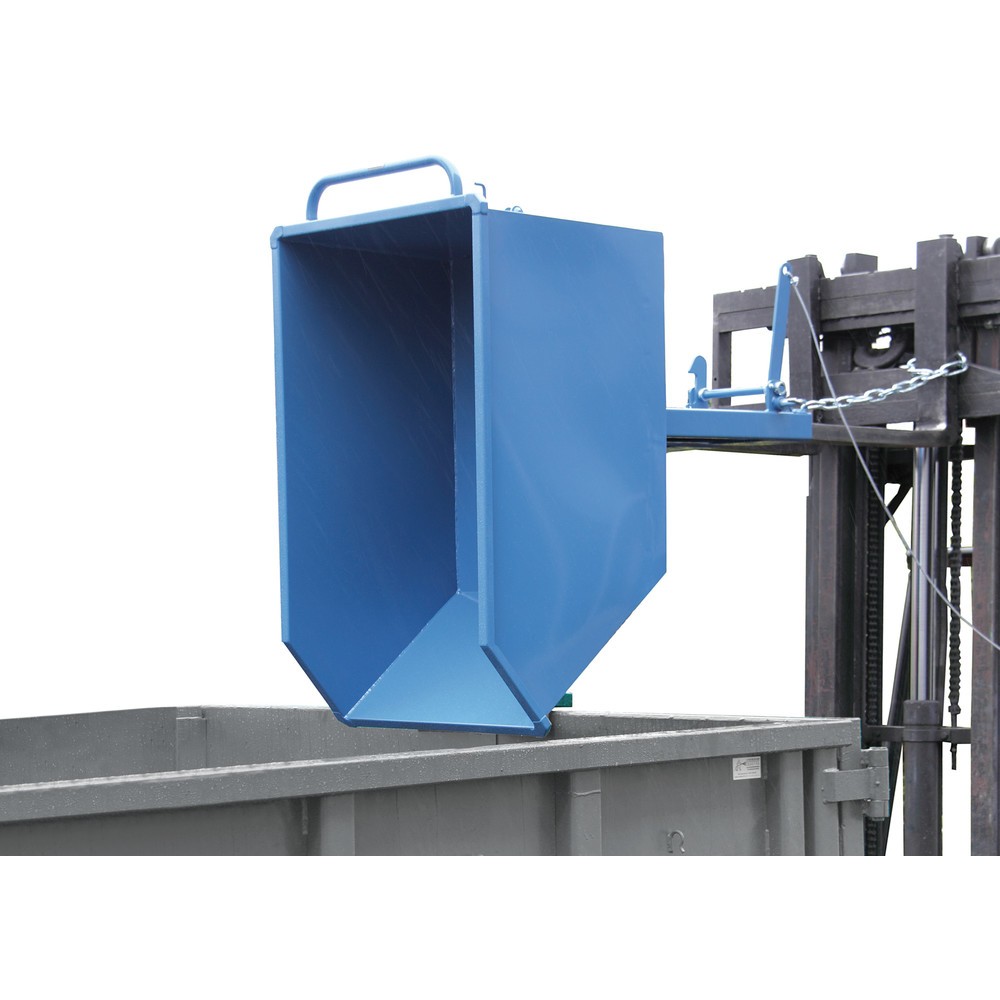 Produktabbildung Nr. 3: fetra® Selbstkipper mit Ablasshahn, Behälter Volumen 750 l, Tragkraft 1.000 kg