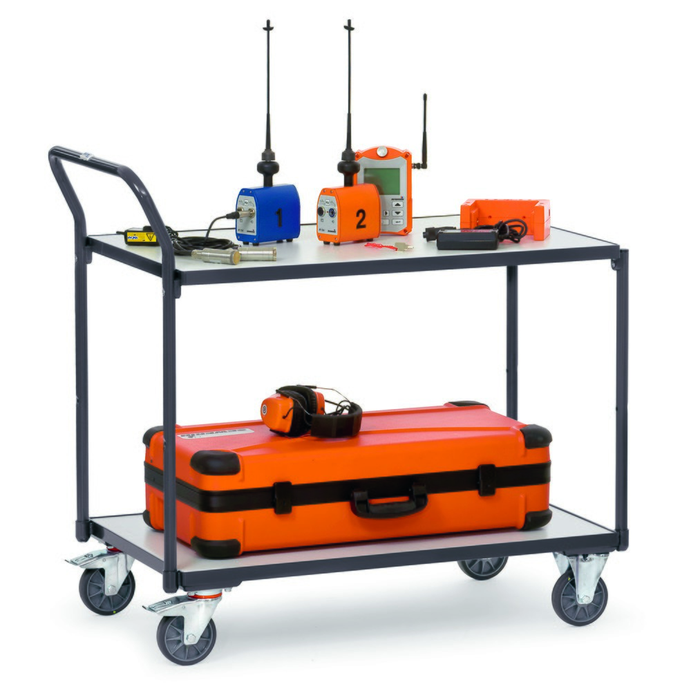 N° de l'image du produit 3 : Servante ESD fetra®, capacité de charge 300 kg, 3 surfaces de chargement à 600 x 1 000 mm