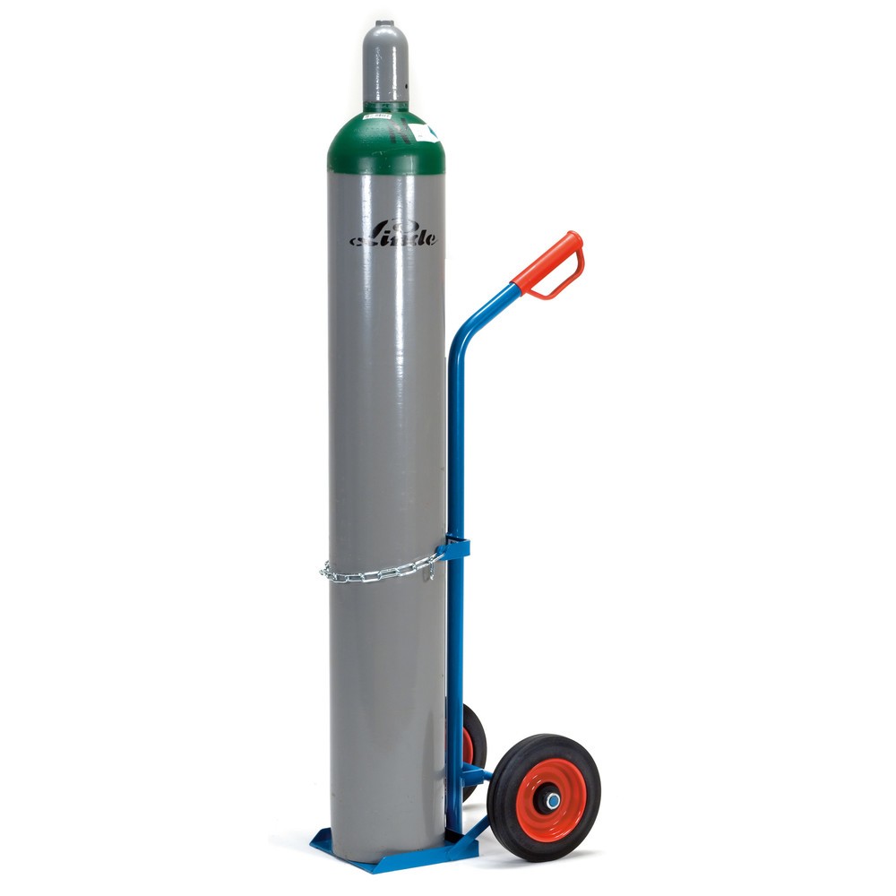 Produktabbildung Nr. 2: fetra® Stahlflaschen-Karre, für 1 Stahlflasche à 20-50 Liter, Vollgummi-Bereifung