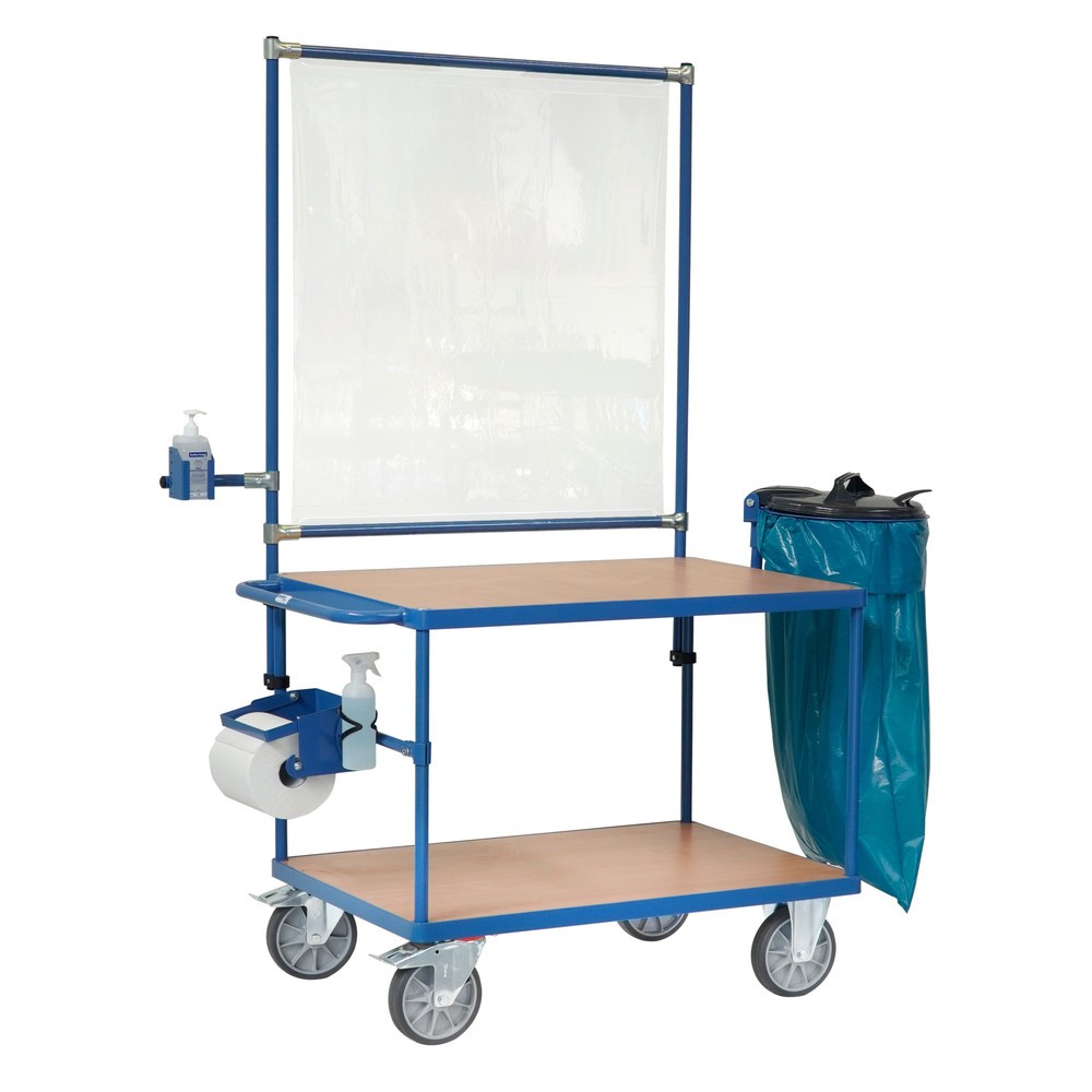 N° de l'image du produit 5 : Porte-rouleau de papier pour chariot fetra® MultiVario, largeur 500 mm