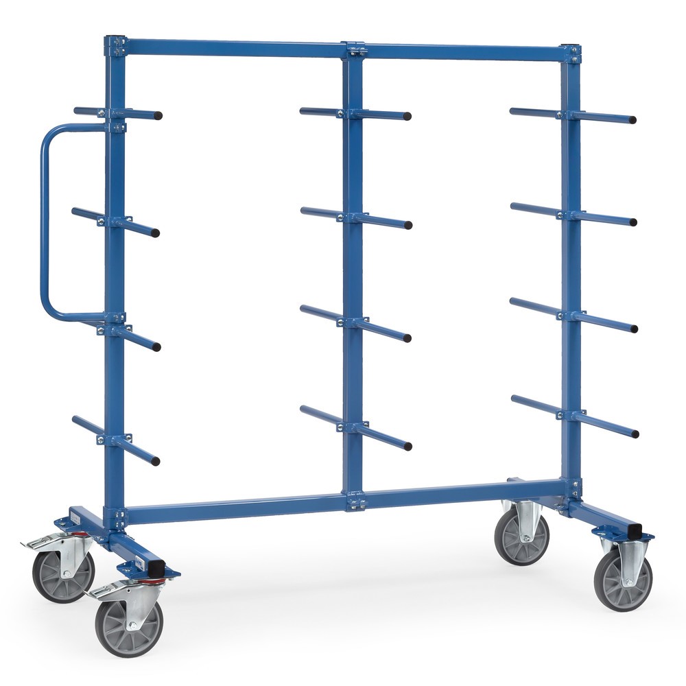 Produktabbildung Nr. 2: fetra® Tragarmwagen, zweiseitig, 24 Tragarme, HxBxT 1.807 x 1.400 x 800 mm