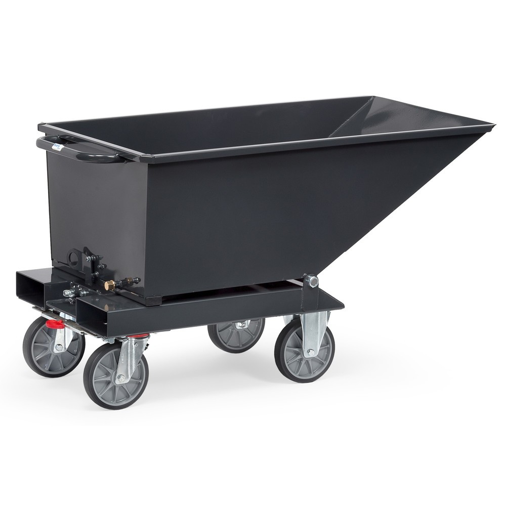 Immagine del prodotto n. 3: fetra® 0.25 m³ - vasca ribaltabile ribaltabile con ruote, colore: Grigio antracite