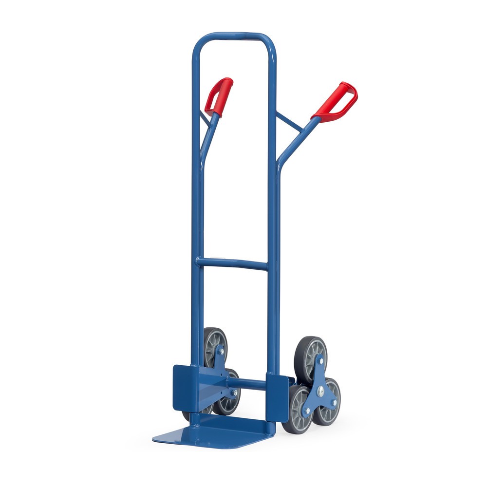 Obrázok výrobku: fetra® vrece na schody, 3-ramenná hviezda kolesa, nosnosť 200 kg, lopatka š š x H 320 x 250 mm, oceľ