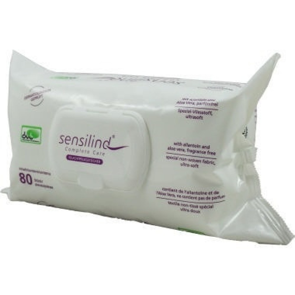 Produktabbildung: Sensilind Pflegetuch 07730707 wiederverschließbar 80 St./Pack.