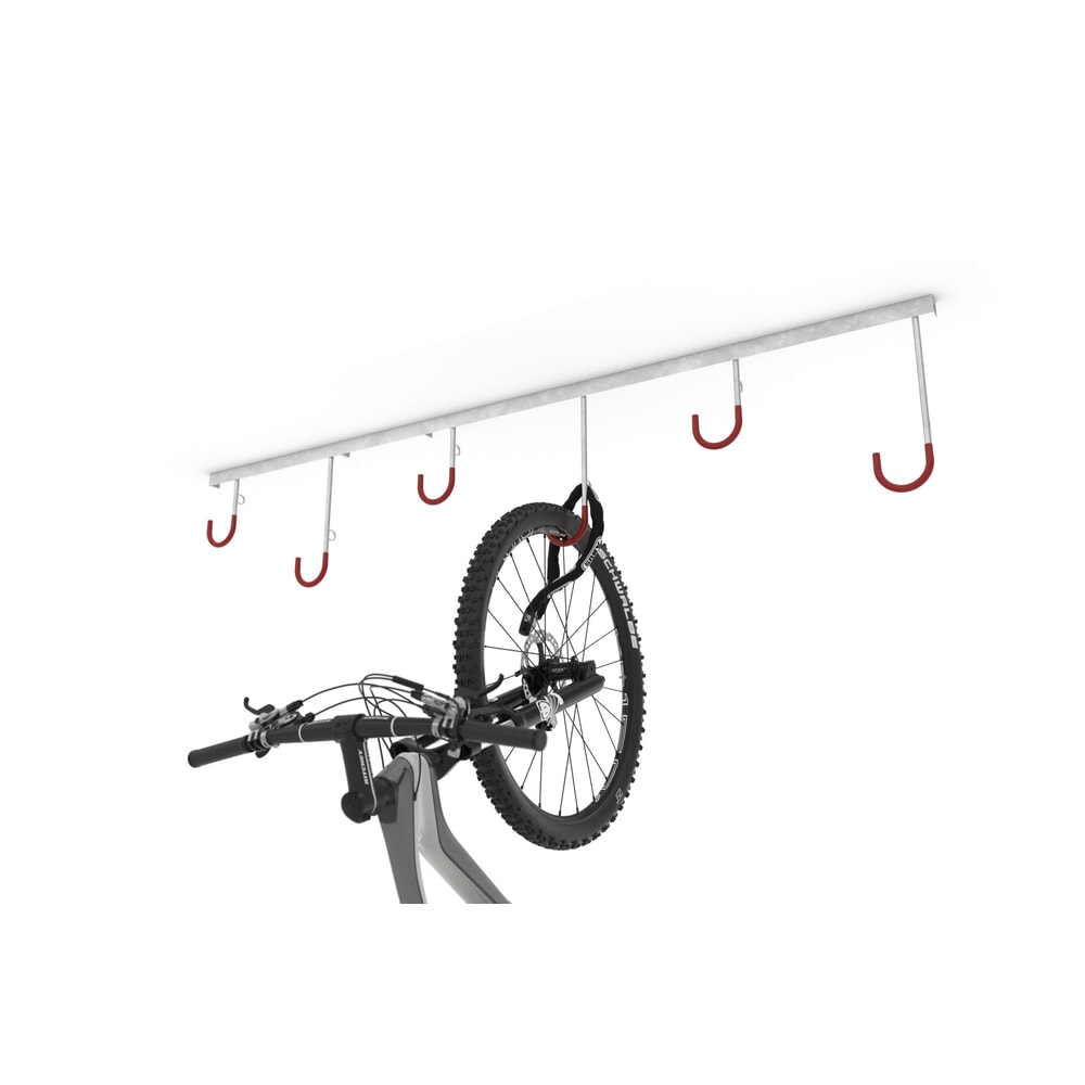 Productafbeelding nr. 2: Fietsophangrek, 3 plaatsen, wandmontage