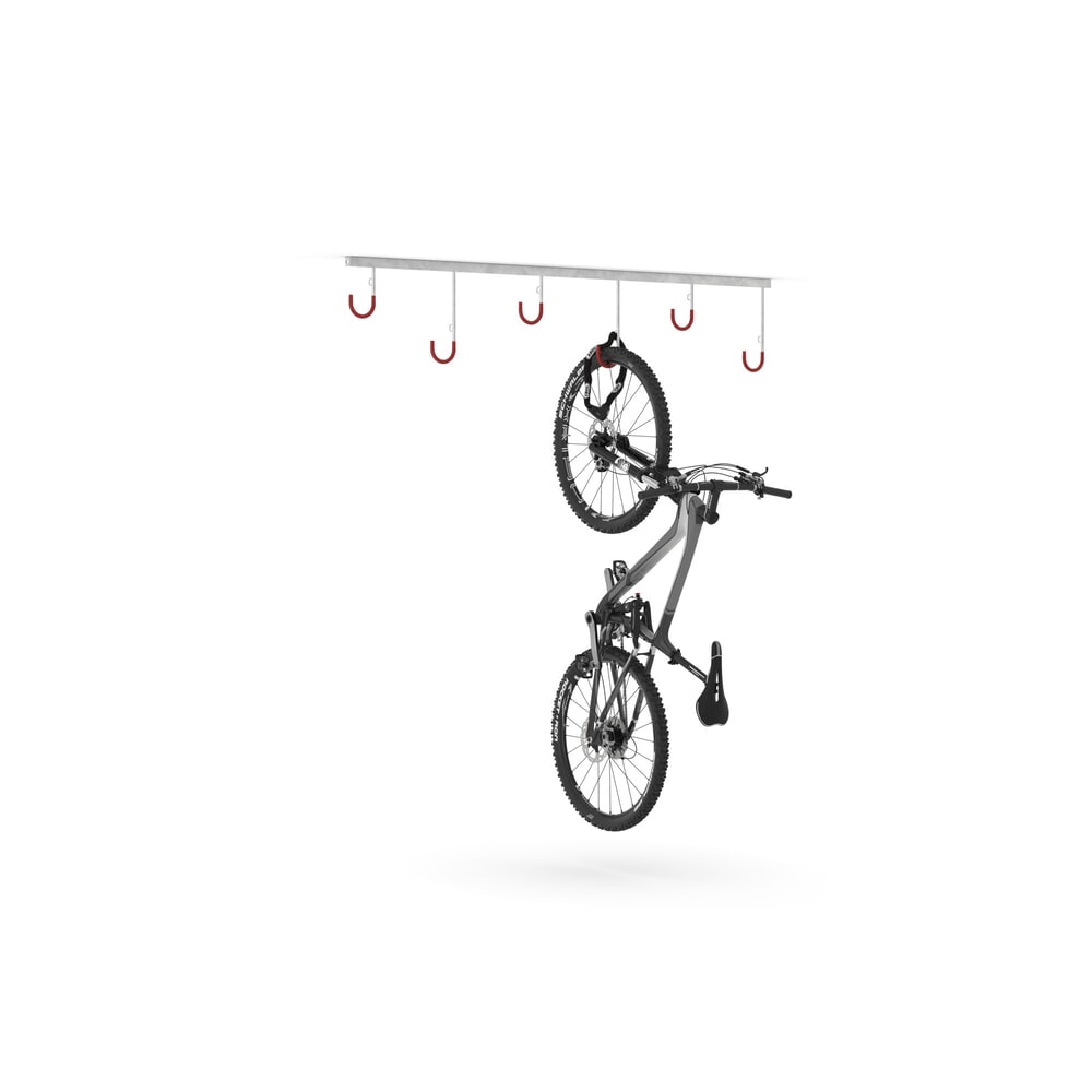 Productafbeelding nr. 8: Fietsophangrek, 3 plaatsen, wandmontage