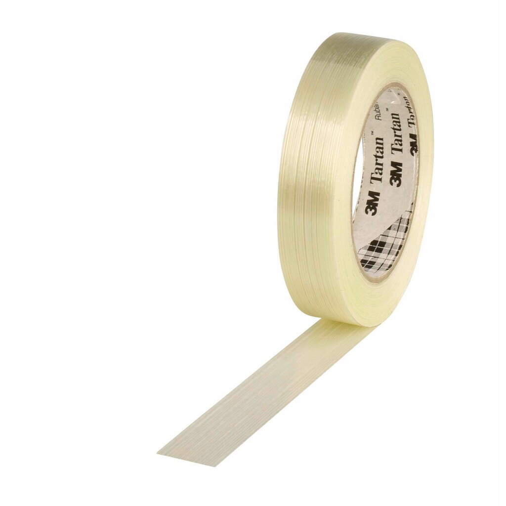 Filament-Klebeband für Gefahrgutverpackungen, längsverstärkt, BxL 25 mm x 50 lfm, 12 Stk/VE Produktabbildung: Filament-Klebeband für Gefahrgutverpackungen, längsverstärkt, BxL 25 mm x 50 lfm, 12 Stk/VE