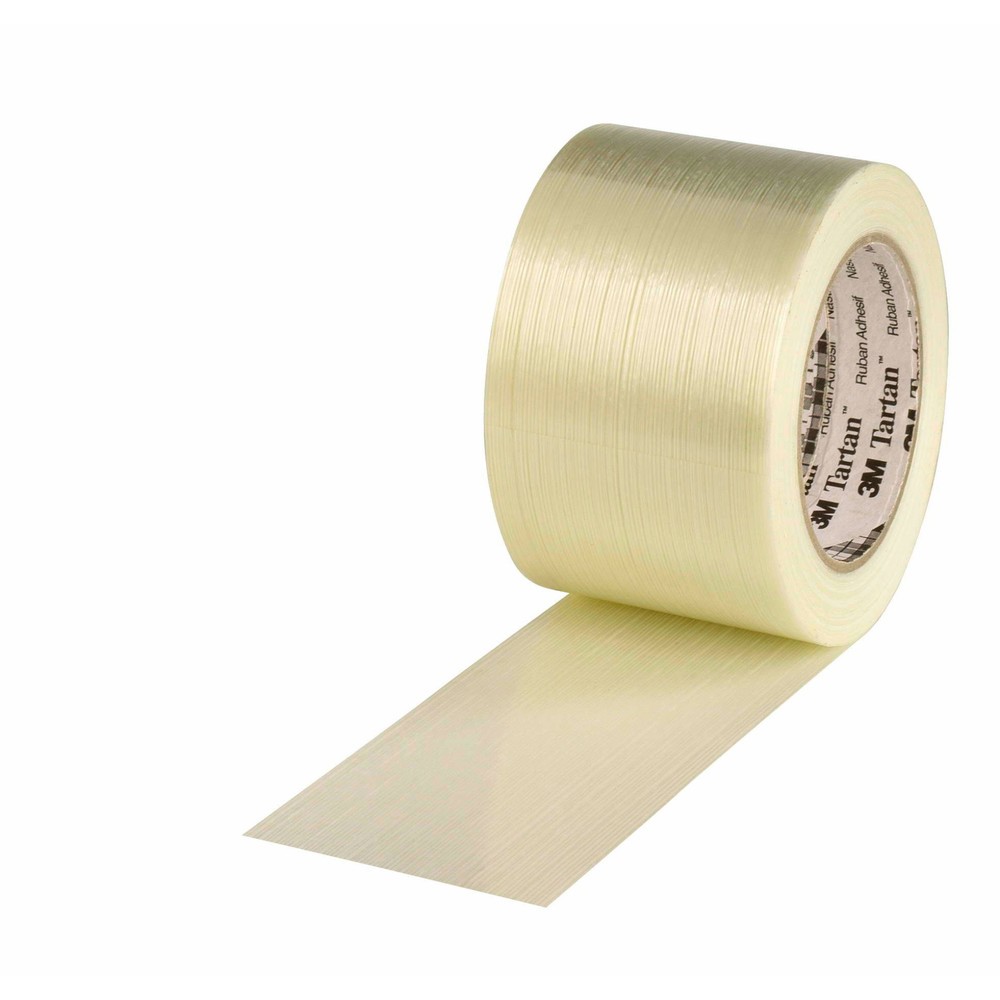 Produktabbildung: Filament-Klebeband für Gefahrgutverpackungen, längsverstärkt, BxL 75 mm x 50 lfm, 12 Stk/VE