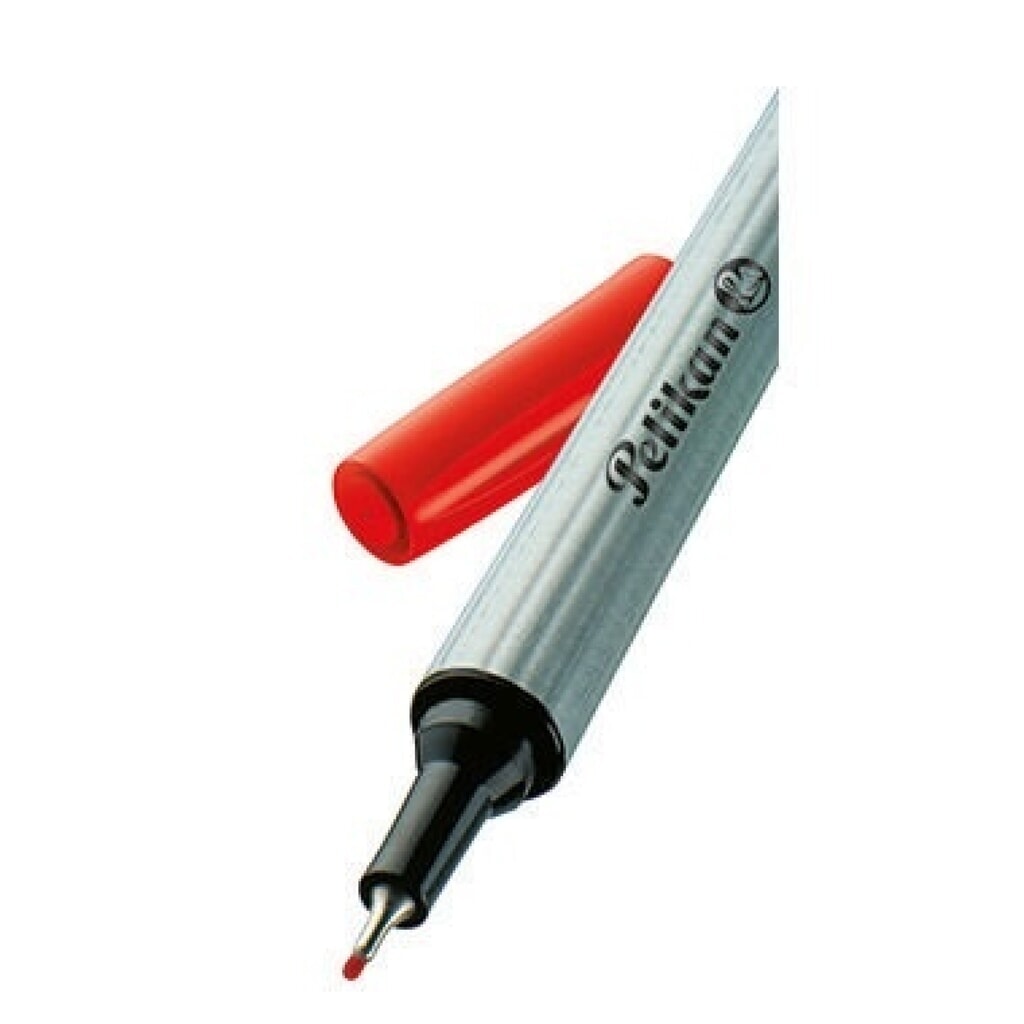 Pelikan Fineliner 96 943233 0,4mm rot Produktabbildung: Pelikan Fineliner 96 943233 0,4mm rot