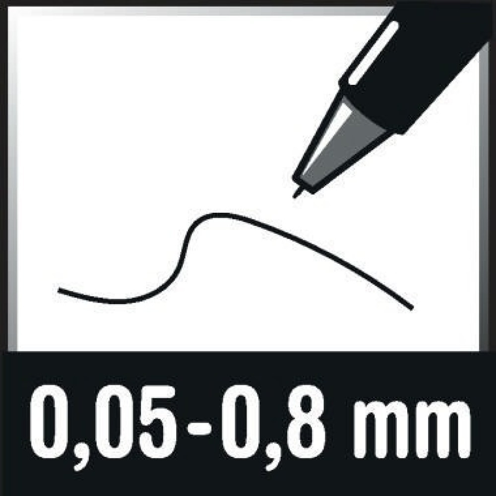 Produktabbildung Nr. 7: STAEDTLER Finliner 308 SB6P schwarz 6 St./Pack