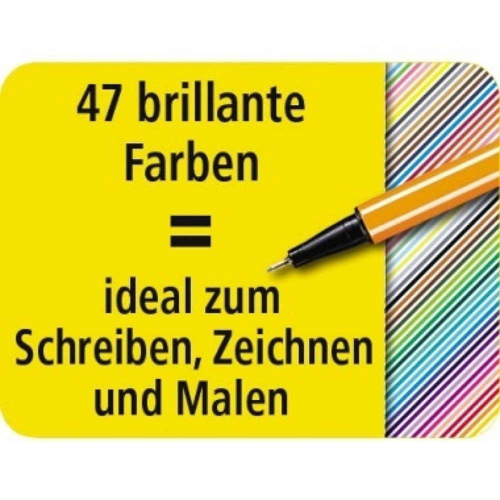 Produktabbildung Nr. 3: STABILO Fineliner point 88 87-1468 0,4mm farbig sortiert 10 St./Pack.