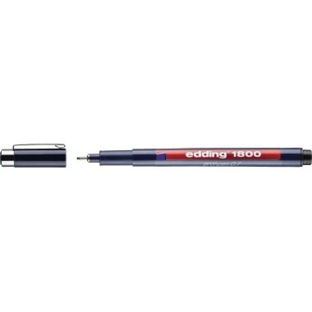 Produktabbildung: edding Feinschreiber 1800 profipen 4-180007001 0,7mm schwarz