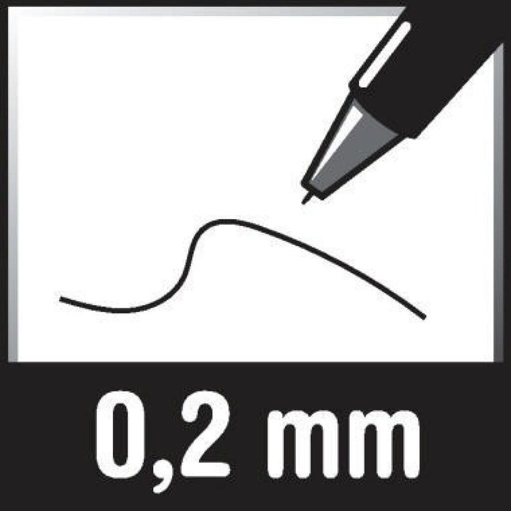 STAEDTLER Finliner 308 SB6P schwarz 6 St./Pack Produktabbildung Nr. 8: STAEDTLER Finliner 308 SB6P schwarz 6 St./Pack