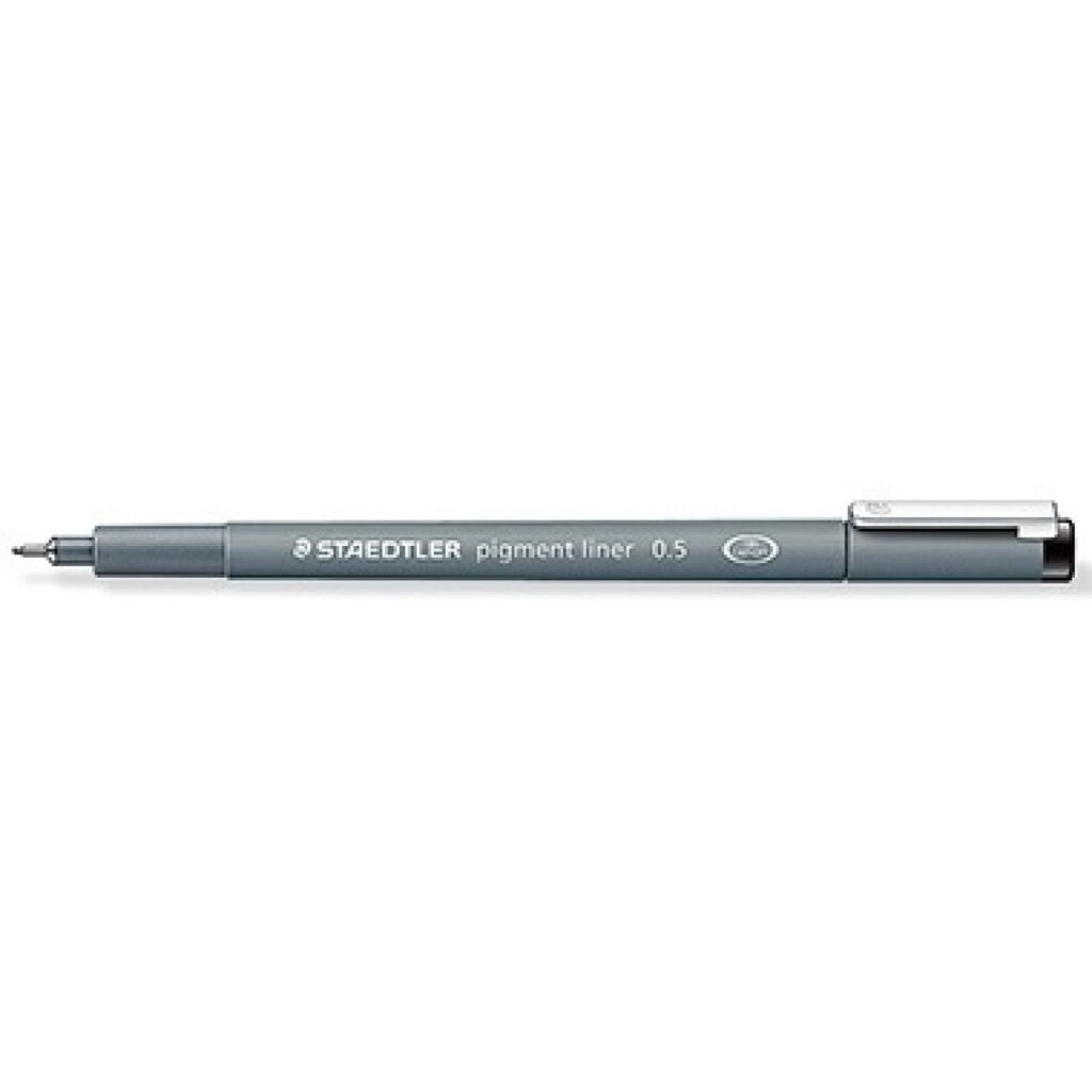 STAEDTLER Fineliner pigment liner 308 05-9 0,5mm schwarz Produktabbildung: STAEDTLER Fineliner pigment liner 308 05-9 0,5mm schwarz