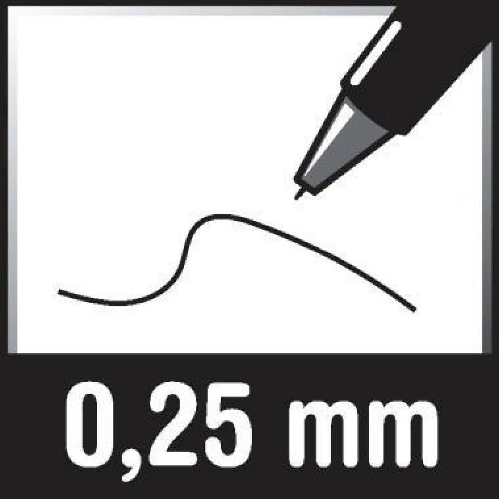 Produktabbildung Nr. 5: edding Feinschreiber 1800 profipen 4-180001001 0,25mm schwarz