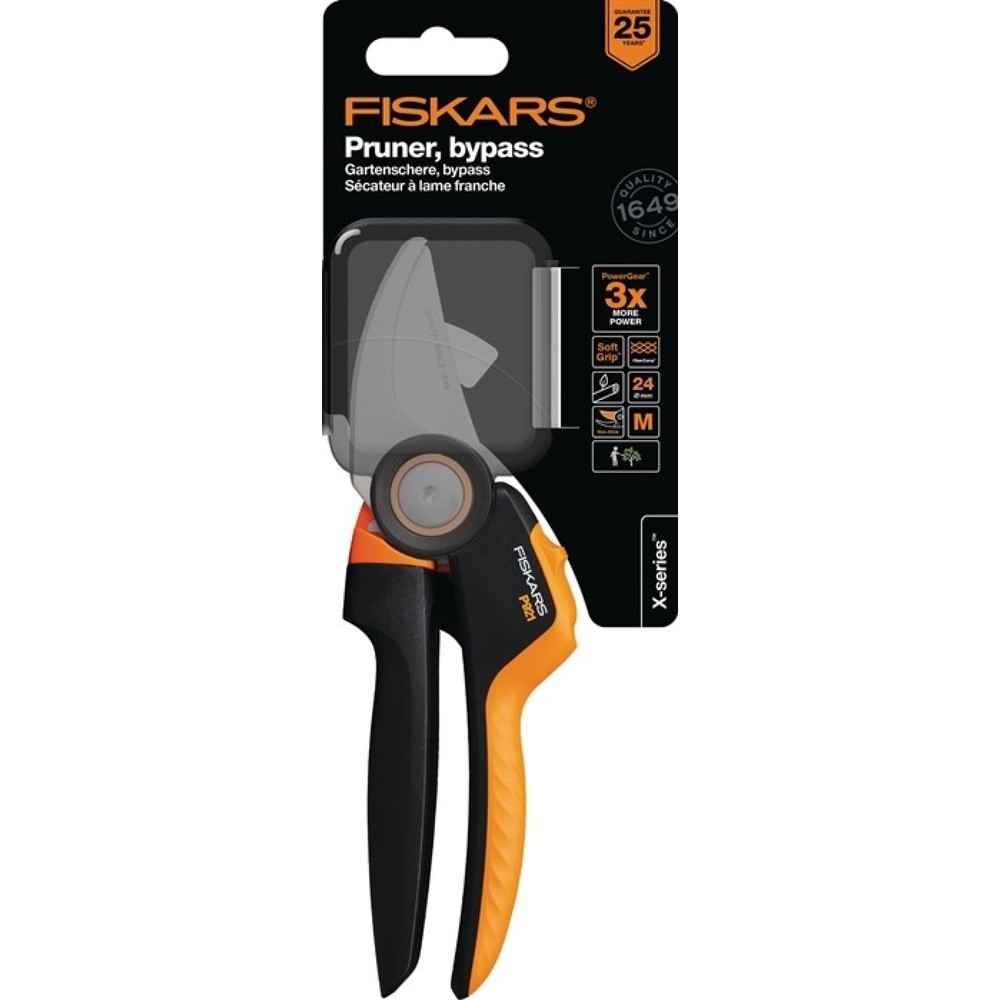 Produktabbildung Nr. 2: FISKARS Gartenschere Bypass, Schneidleistung 24 mm, Gesamtlänge 275 mm
