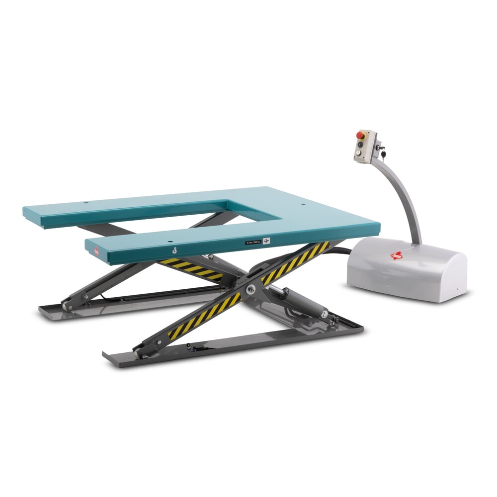 Produktabbildung Nr. 6: Flach-Scheren-Hubtisch Ameise® SLT 1.0, U-Form, elektrisch, Tragkraft 1.000 kg
