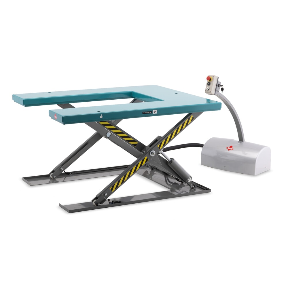 Produktabbildung Nr. 7: Flach-Scheren-Hubtisch Ameise® SLT 1.0, U-Form, elektrisch, Tragkraft 1.000 kg