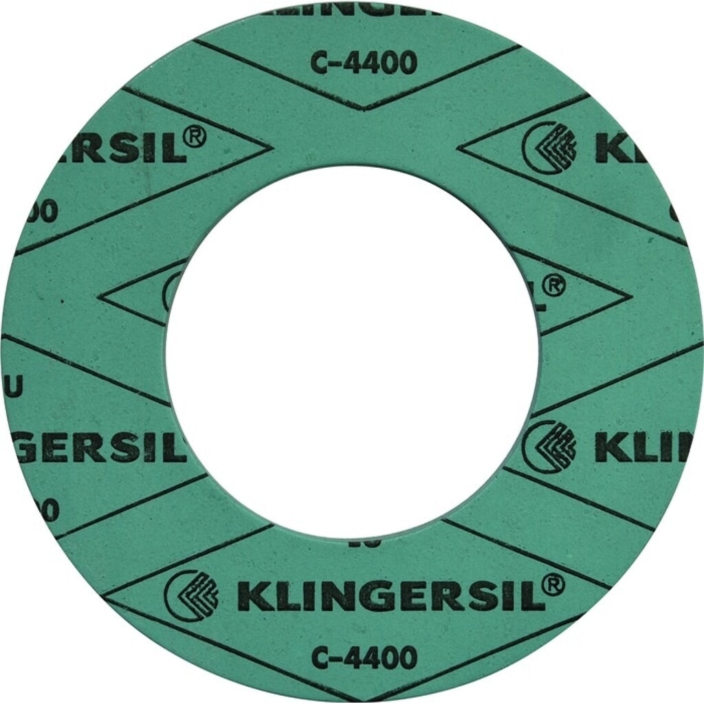 Flachdichtring KLINGERsil® C-4400 DIN2690, Nenndruck PN 10-40, Abmessung 127 x 77x2 Produktabbildung: Flachdichtring KLINGERsil® C-4400 DIN2690, Nenndruck PN 10-40, Abmessung 127 x 77x2