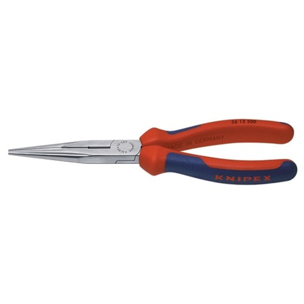 Knipex Flachrundzange L.200mm pol.ger.2K-Hülle Produktabbildung: Knipex Flachrundzange L.200mm pol.ger.2K-Hülle