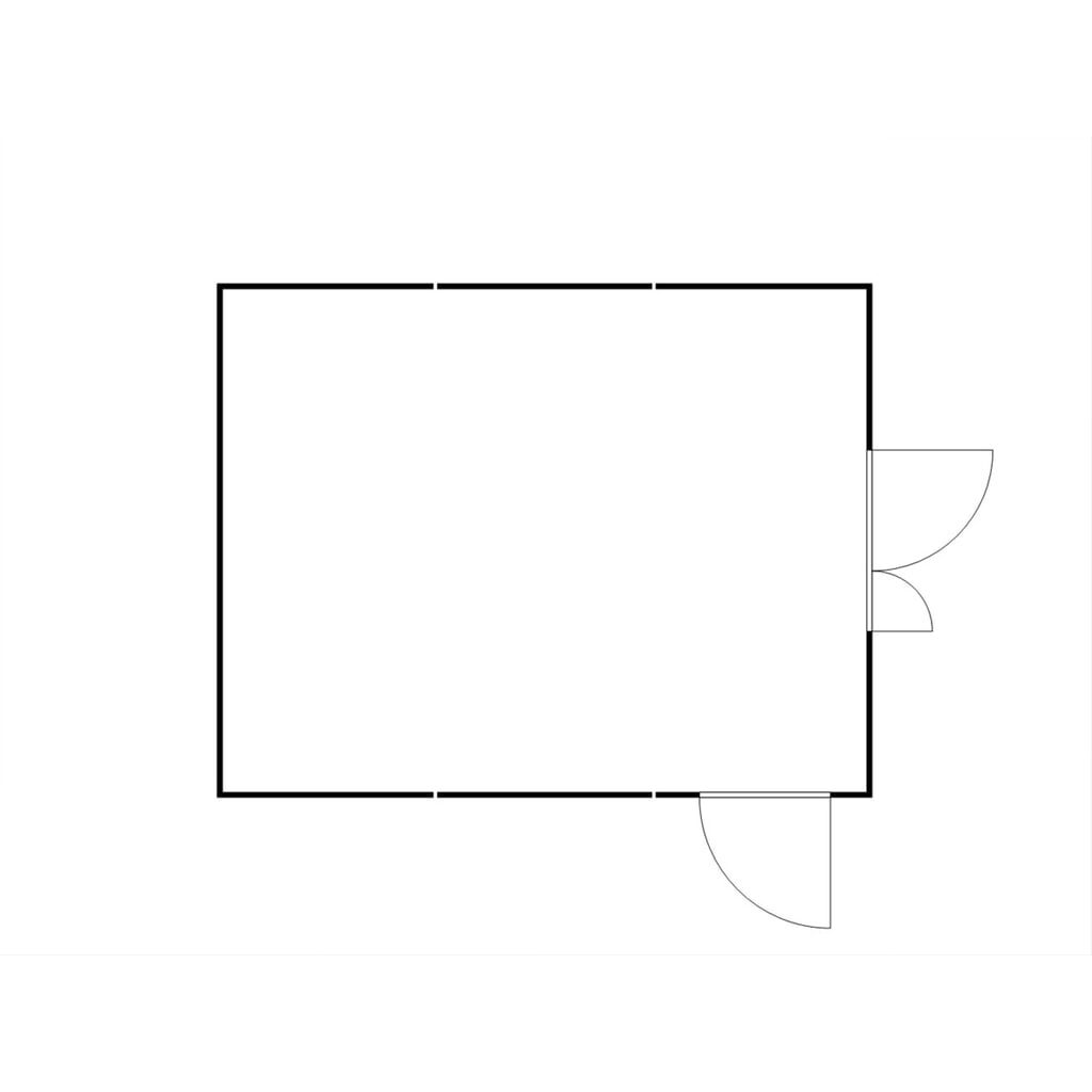 FLADAFI® Materialcontainer-Kombination, isoliert, 30 m², mit Holzfußboden, HxBxT 2.405 x 5.080 x 6.520 mm, Doppelflügeltür (asymmetrische Teilung), mittig in Stirnseite, Zusatztür Produktabbildung Nr. 2: FLADAFI® Materialcontainer-Kombination, isoliert, 30 m², mit Holzfußboden, HxBxT 2.405 x 5.080 x 6.520 mm, Doppelflügeltür (asymmetrische Teilung), mittig in Stirnseite, Zusatztür