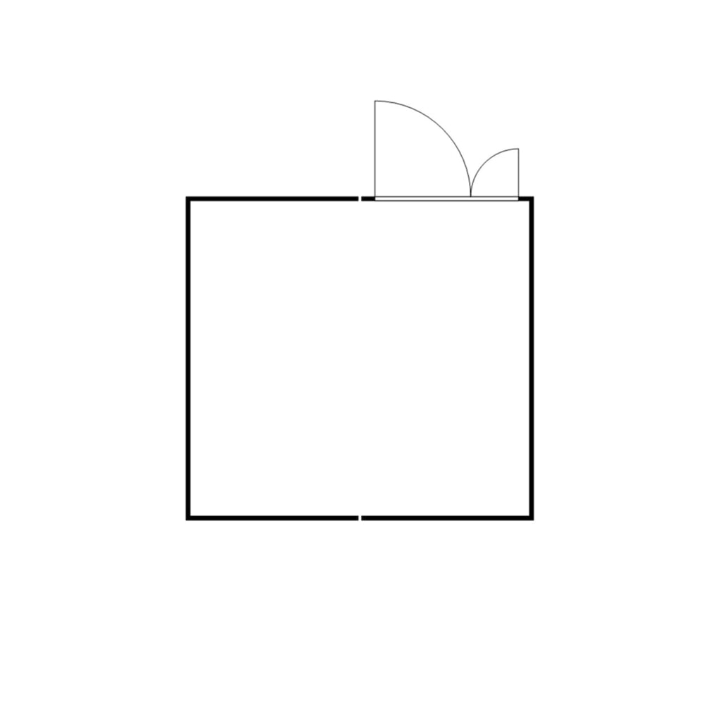 FLADAFI® Materialcontainer-Kombination, zerlegt, 16 m², ohne Boden, HxBxT 2.115 x 4.050 x 4.340 mm, Doppelflügeltür (asymmetrische Teilung), mittig im Modul Produktabbildung Nr. 2: FLADAFI® Materialcontainer-Kombination, zerlegt, 16 m², ohne Boden, HxBxT 2.115 x 4.050 x 4.340 mm, Doppelflügeltür (asymmetrische Teilung), mittig im Modul