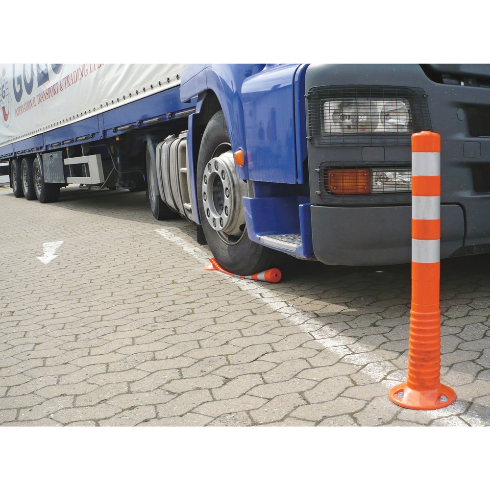 Produktabbildung Nr. 2: Flexible Sperrpfosten, Ø 80 mm, Höhe 750 mm, orange
